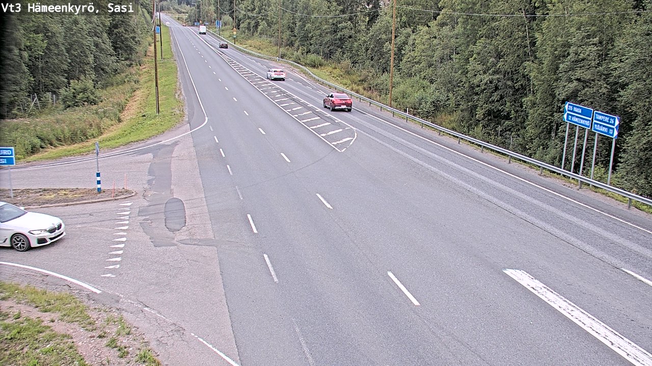 Weather Camera Image Road 3 Hämeenkyrö, Sasi, Hämeenkyrö, Pirkanmaa