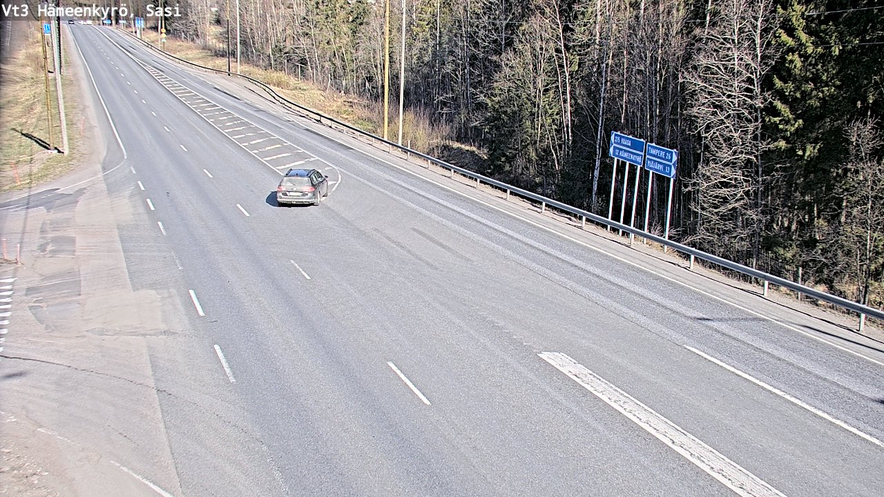 Weather Camera Image Road 3 Hämeenkyrö, Sasi, Hämeenkyrö, Pirkanmaa