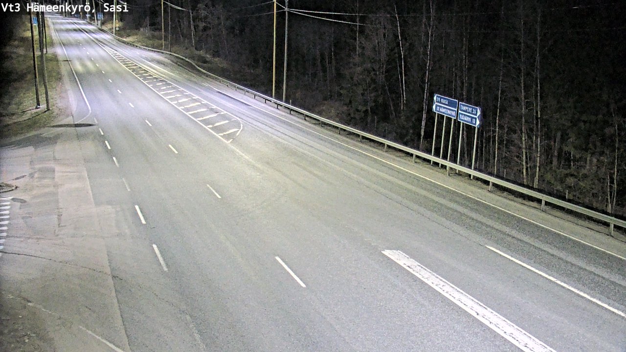 Weather Camera Image Road 3 Hämeenkyrö, Sasi, Hämeenkyrö, Pirkanmaa