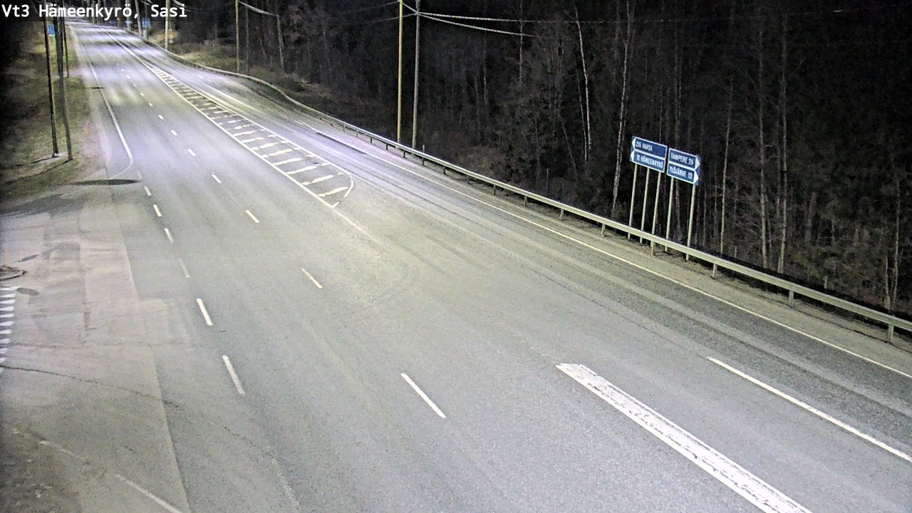 Weather Camera Image Road 3 Hämeenkyrö, Sasi, Hämeenkyrö, Pirkanmaa