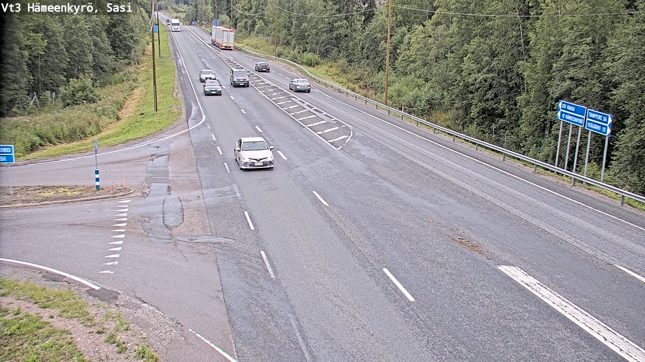 Weather Camera Image Road 3 Hämeenkyrö, Sasi, Hämeenkyrö, Pirkanmaa