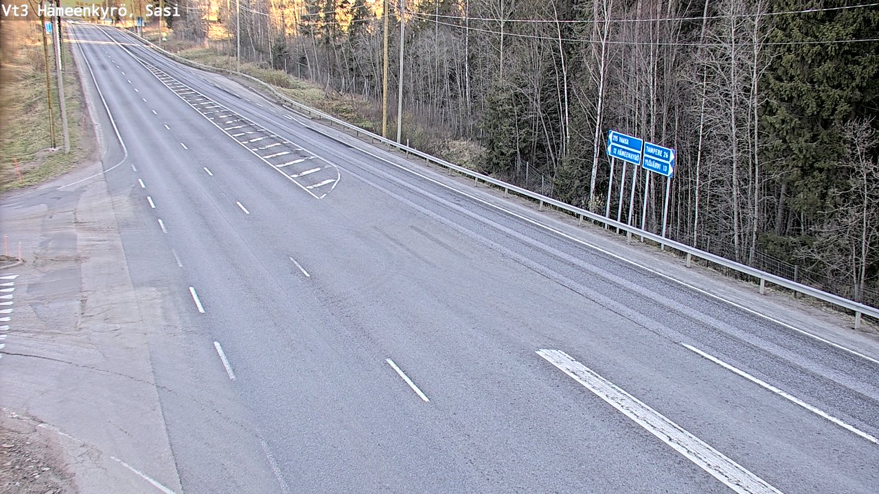 Weather Camera Image Väg 3 Hämeenkyrö, Sasi, Hämeenkyrö, Pirkanmaa
