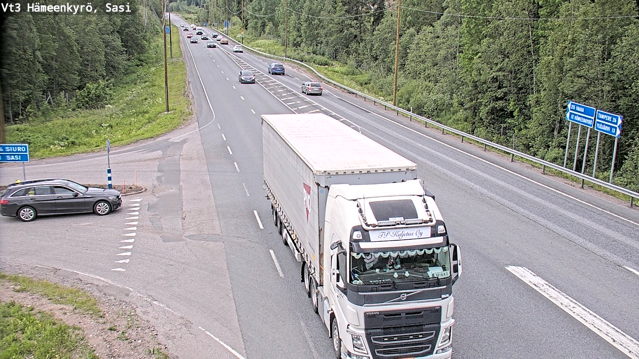 Weather Camera Image Road 3 Hämeenkyrö, Sasi, Hämeenkyrö, Pirkanmaa