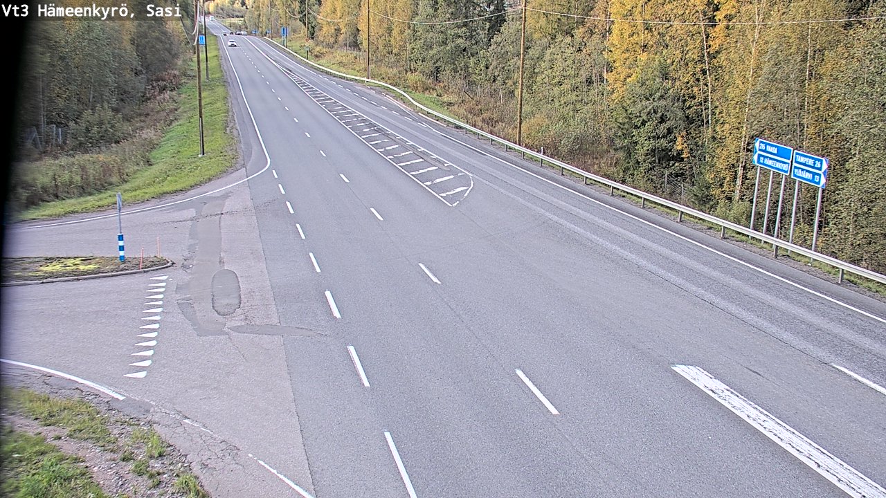 Weather Camera Image Road 3 Hämeenkyrö, Sasi, Hämeenkyrö, Pirkanmaa