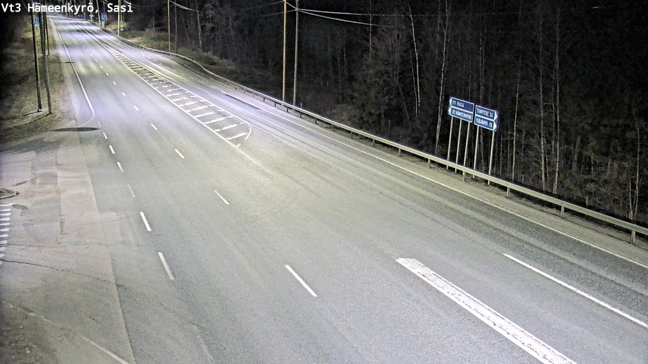 Weather Camera Image Road 3 Hämeenkyrö, Sasi, Hämeenkyrö, Pirkanmaa