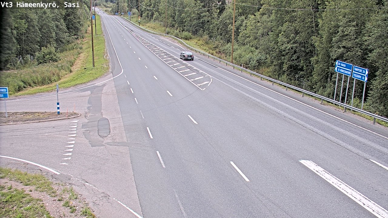 Weather Camera Image Road 3 Hämeenkyrö, Sasi, Hämeenkyrö, Pirkanmaa
