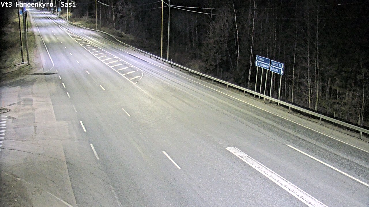 Weather Camera Image Road 3 Hämeenkyrö, Sasi, Hämeenkyrö, Pirkanmaa