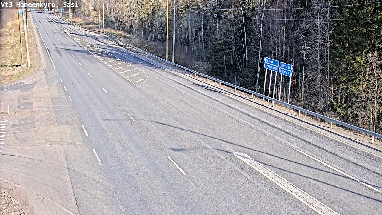Weather Camera Image Road 3 Hämeenkyrö, Sasi, Hämeenkyrö, Pirkanmaa