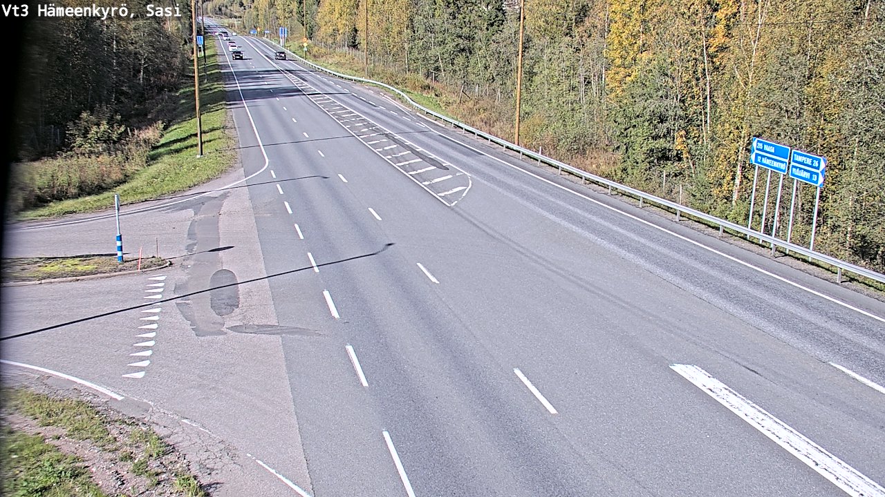 Weather Camera Image Road 3 Hämeenkyrö, Sasi, Hämeenkyrö, Pirkanmaa