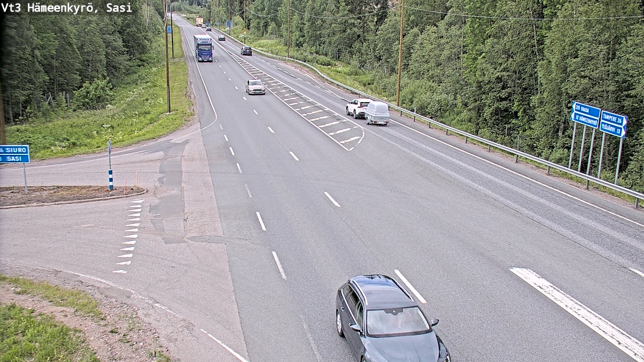 Weather Camera Image Road 3 Hämeenkyrö, Sasi, Hämeenkyrö, Pirkanmaa