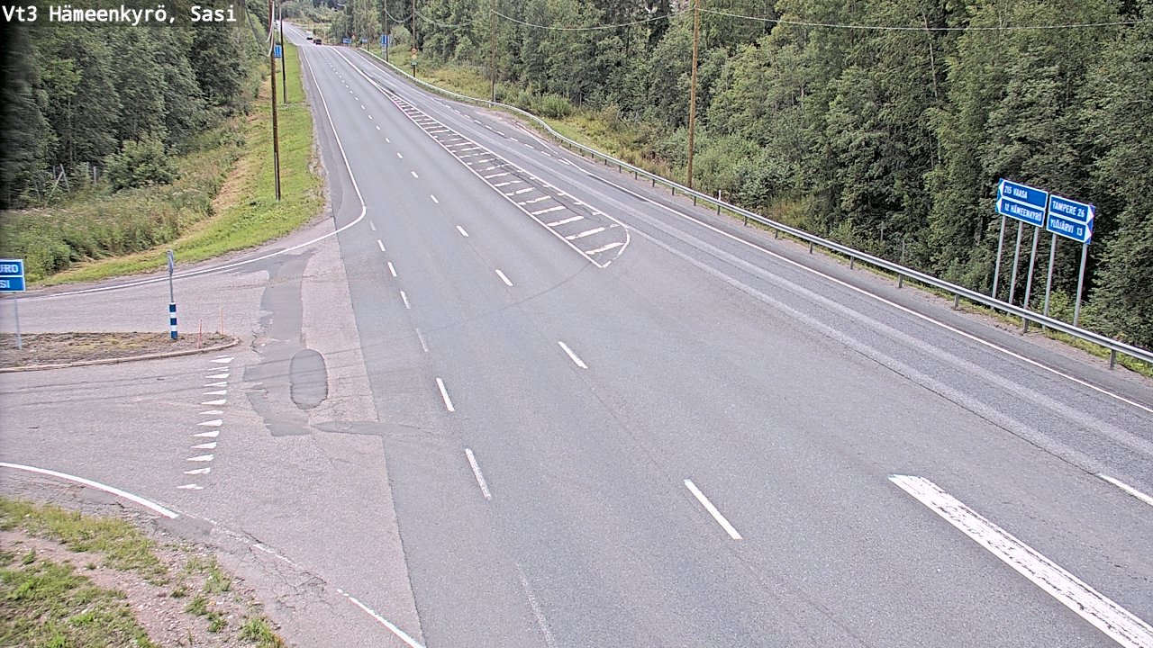 Weather Camera Image Road 3 Hämeenkyrö, Sasi, Hämeenkyrö, Pirkanmaa
