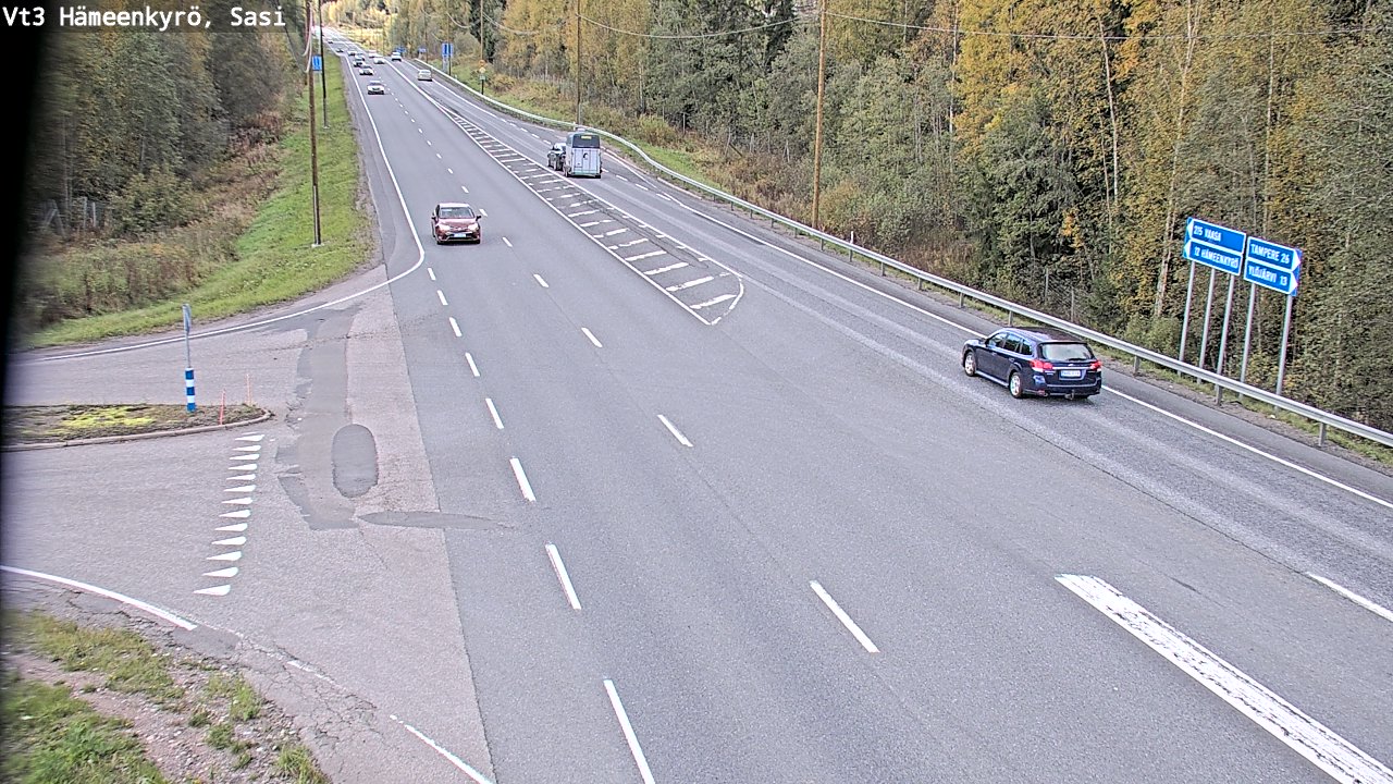 Weather Camera Image Road 3 Hämeenkyrö, Sasi, Hämeenkyrö, Pirkanmaa