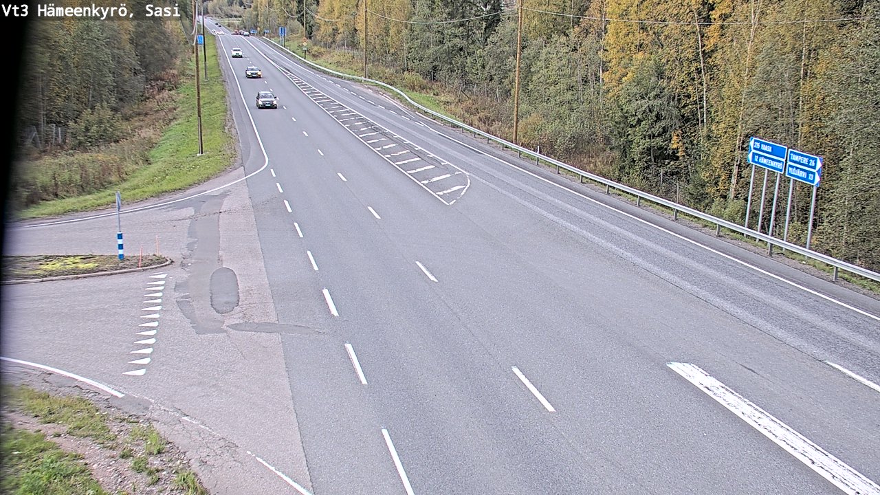 Weather Camera Image Road 3 Hämeenkyrö, Sasi, Hämeenkyrö, Pirkanmaa