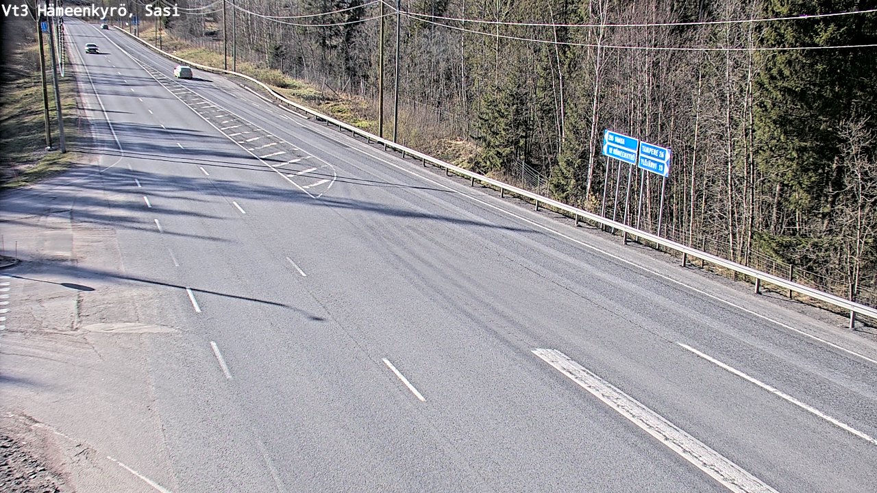 Weather Camera Image Road 3 Hämeenkyrö, Sasi, Hämeenkyrö, Pirkanmaa