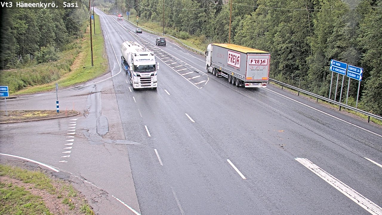 Weather Camera Image Väg 3 Hämeenkyrö, Sasi, Hämeenkyrö, Pirkanmaa