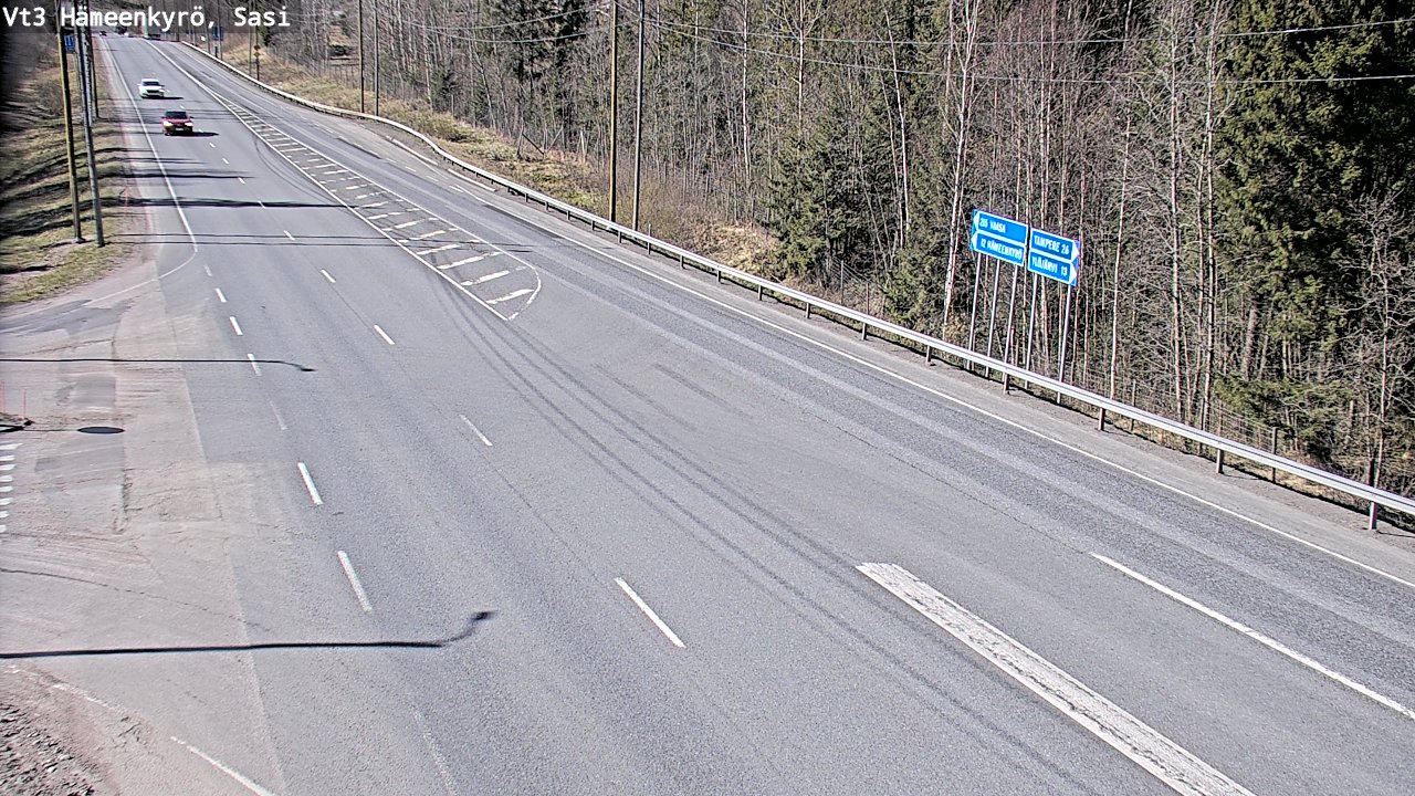 Weather Camera Image Road 3 Hämeenkyrö, Sasi, Hämeenkyrö, Pirkanmaa