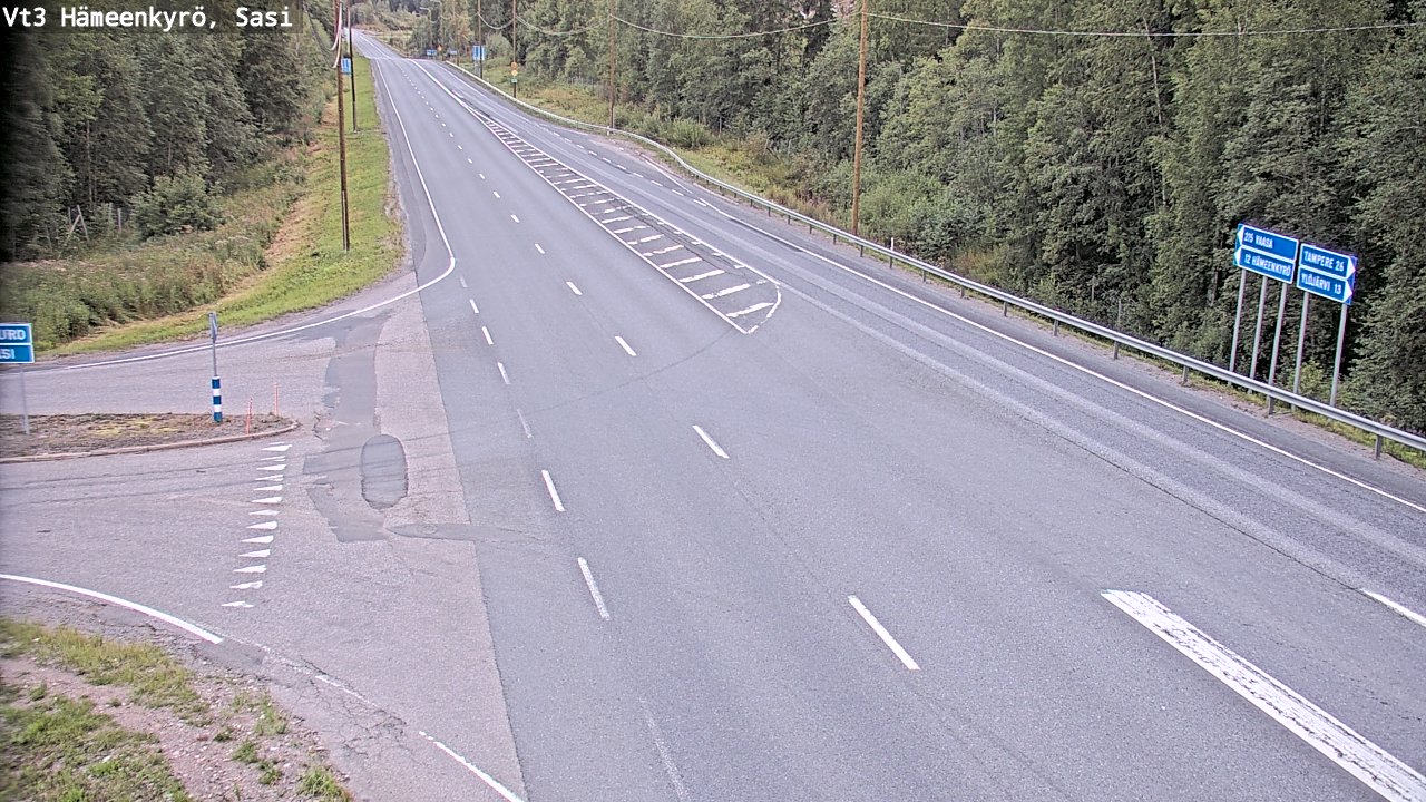 Weather Camera Image Road 3 Hämeenkyrö, Sasi, Hämeenkyrö, Pirkanmaa