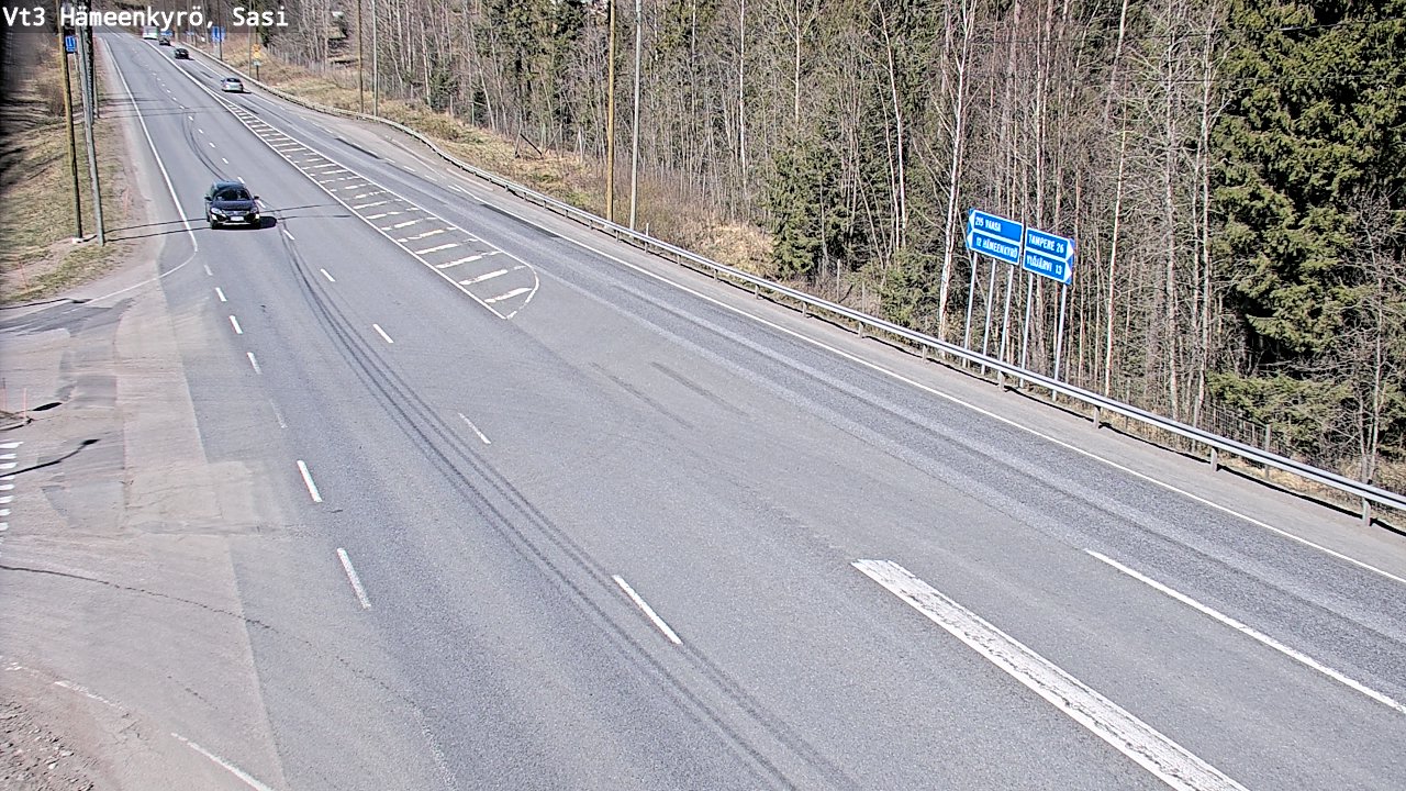 Weather Camera Image Road 3 Hämeenkyrö, Sasi, Hämeenkyrö, Pirkanmaa