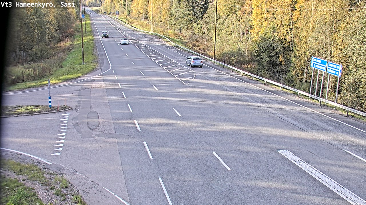 Weather Camera Image Road 3 Hämeenkyrö, Sasi, Hämeenkyrö, Pirkanmaa