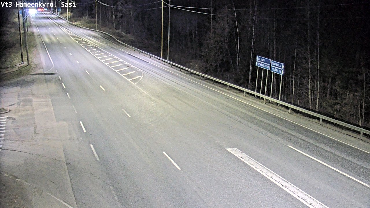 Weather Camera Image Road 3 Hämeenkyrö, Sasi, Hämeenkyrö, Pirkanmaa