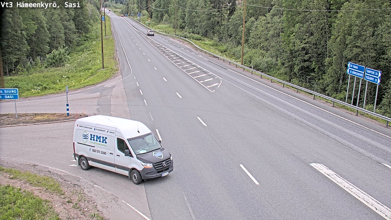 Weather Camera Image Road 3 Hämeenkyrö, Sasi, Hämeenkyrö, Pirkanmaa