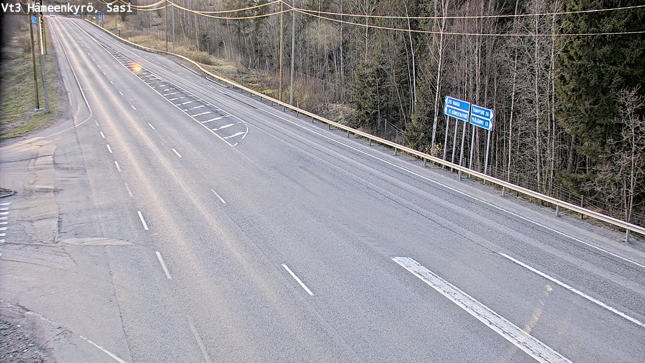 Weather Camera Image Road 3 Hämeenkyrö, Sasi, Hämeenkyrö, Pirkanmaa
