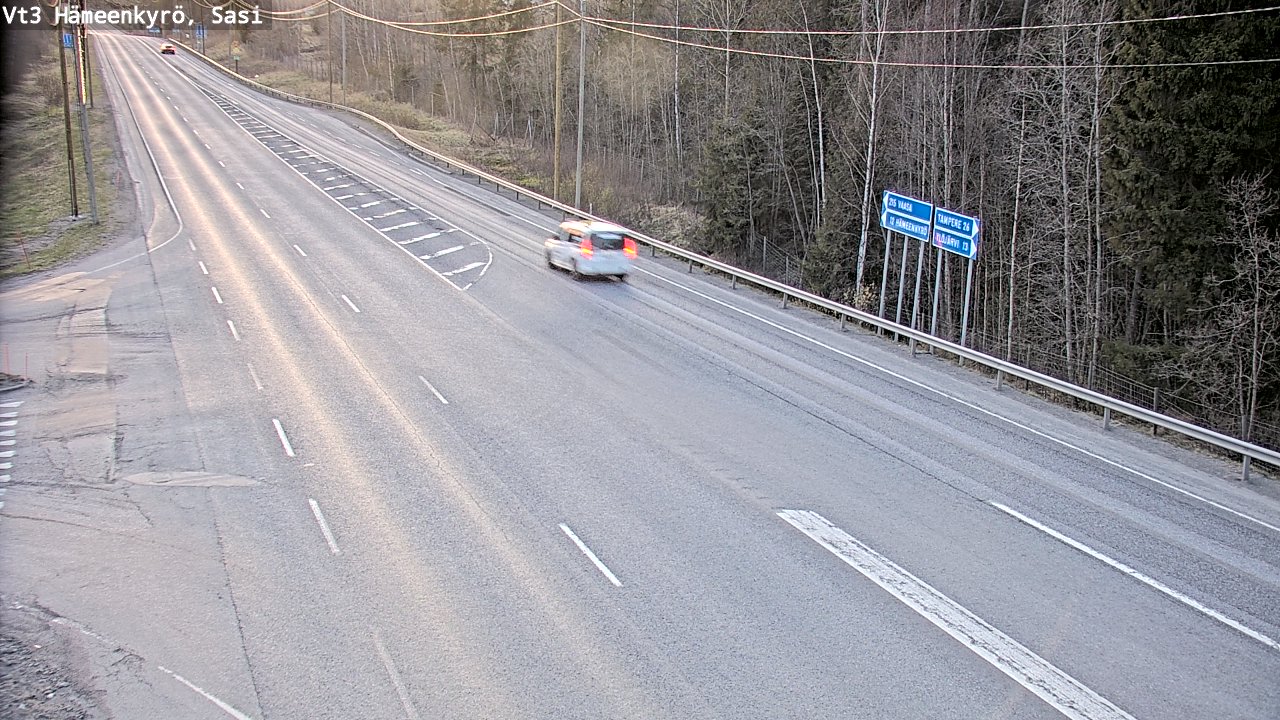 Weather Camera Image Road 3 Hämeenkyrö, Sasi, Hämeenkyrö, Pirkanmaa