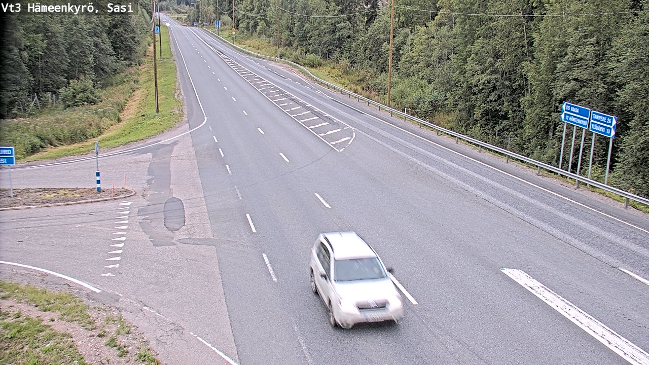 Weather Camera Image Road 3 Hämeenkyrö, Sasi, Hämeenkyrö, Pirkanmaa