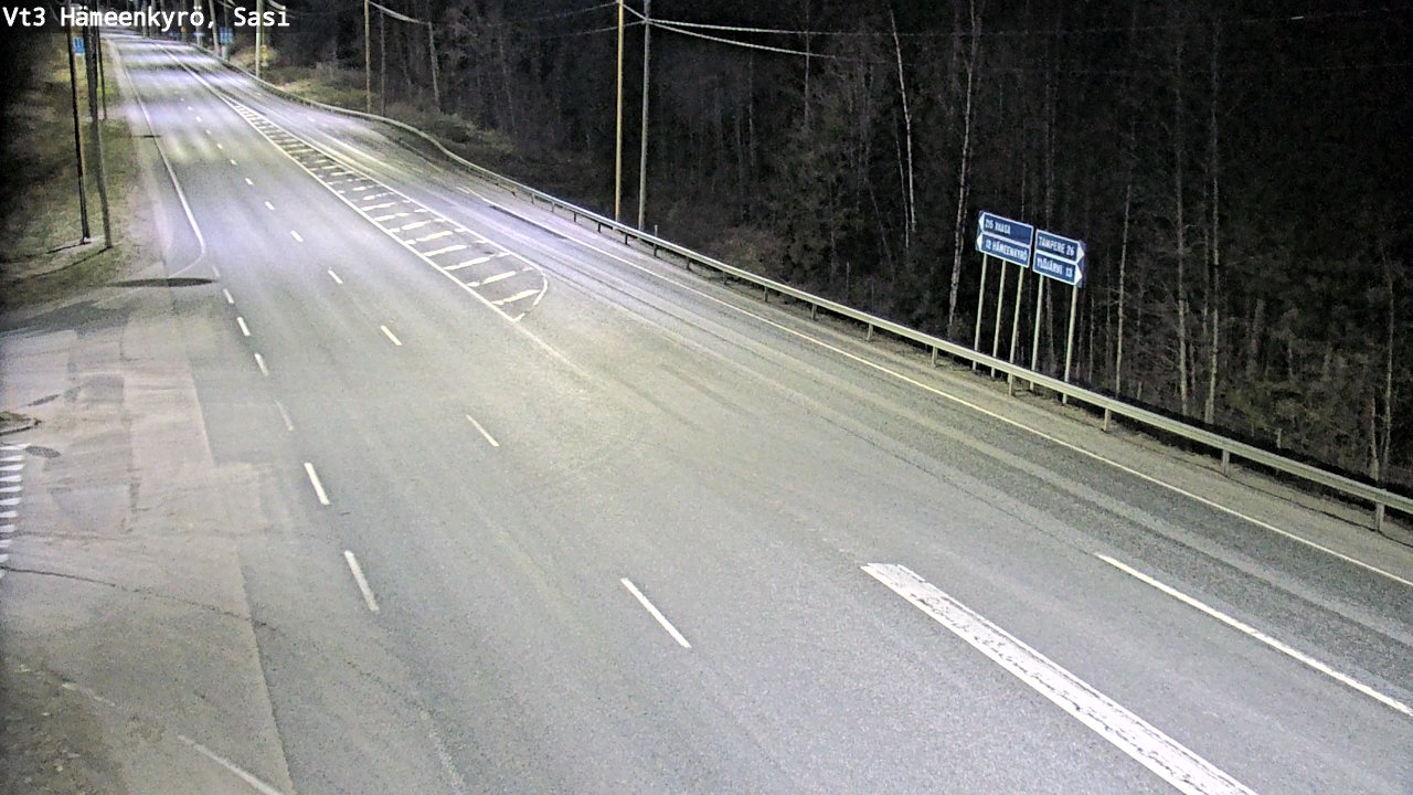 Weather Camera Image Road 3 Hämeenkyrö, Sasi, Hämeenkyrö, Pirkanmaa