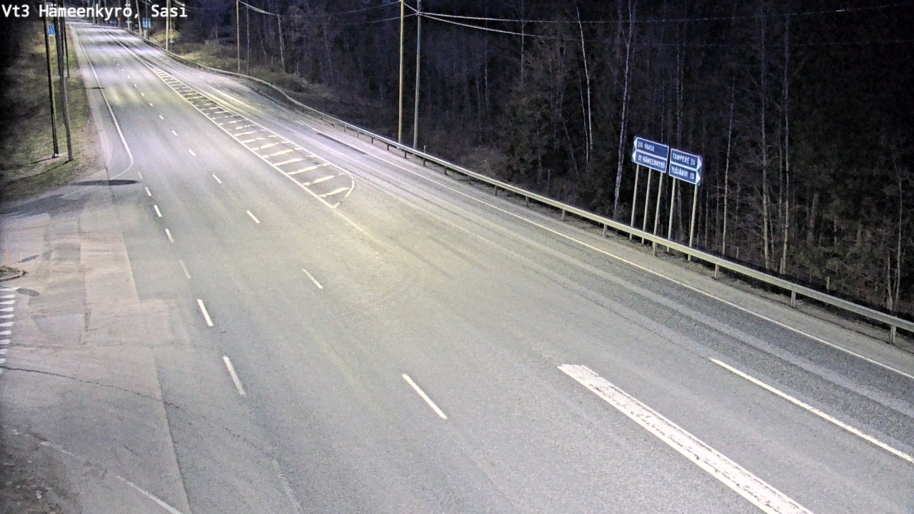 Weather Camera Image Road 3 Hämeenkyrö, Sasi, Hämeenkyrö, Pirkanmaa