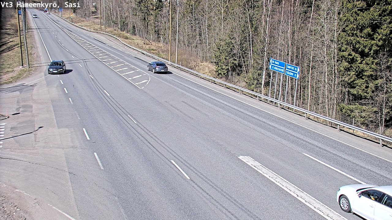 Weather Camera Image Road 3 Hämeenkyrö, Sasi, Hämeenkyrö, Pirkanmaa
