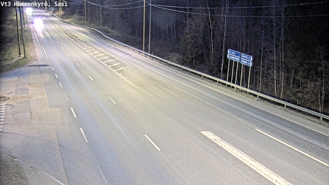Weather Camera Image Road 3 Hämeenkyrö, Sasi, Hämeenkyrö, Pirkanmaa
