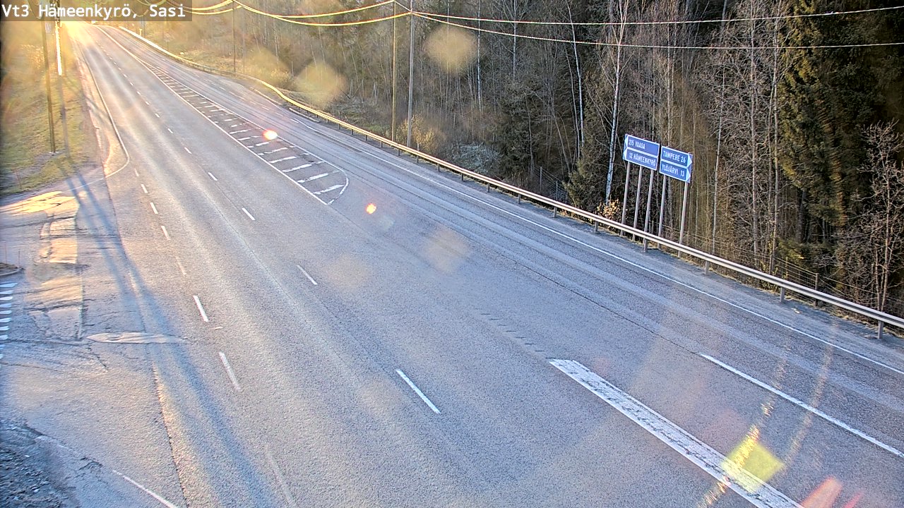 Weather Camera Image Road 3 Hämeenkyrö, Sasi, Hämeenkyrö, Pirkanmaa