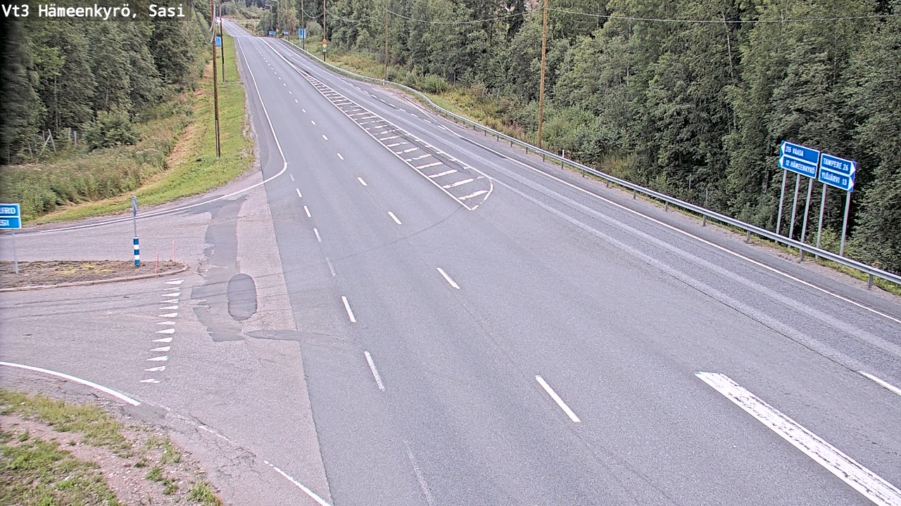 Weather Camera Image Road 3 Hämeenkyrö, Sasi, Hämeenkyrö, Pirkanmaa