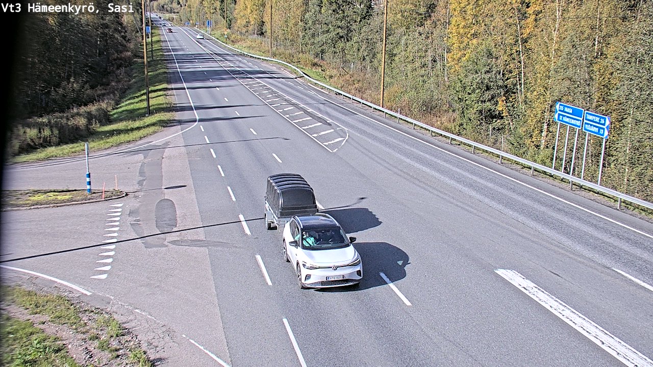 Weather Camera Image Road 3 Hämeenkyrö, Sasi, Hämeenkyrö, Pirkanmaa
