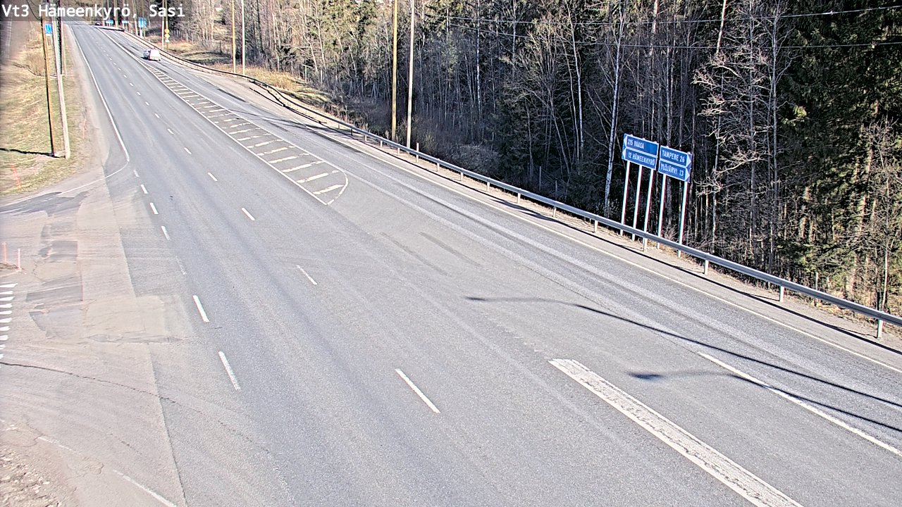 Weather Camera Image Road 3 Hämeenkyrö, Sasi, Hämeenkyrö, Pirkanmaa