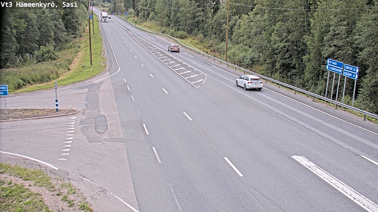 Weather Camera Image Road 3 Hämeenkyrö, Sasi, Hämeenkyrö, Pirkanmaa