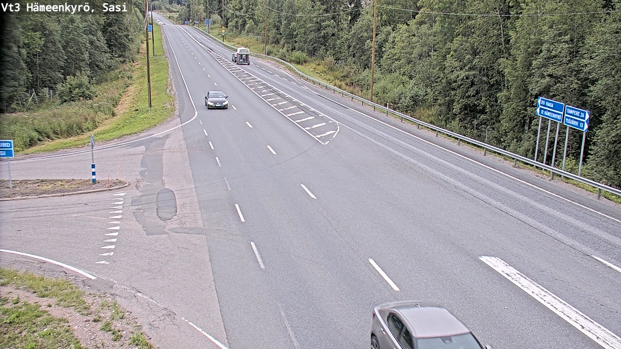 Weather Camera Image Road 3 Hämeenkyrö, Sasi, Hämeenkyrö, Pirkanmaa