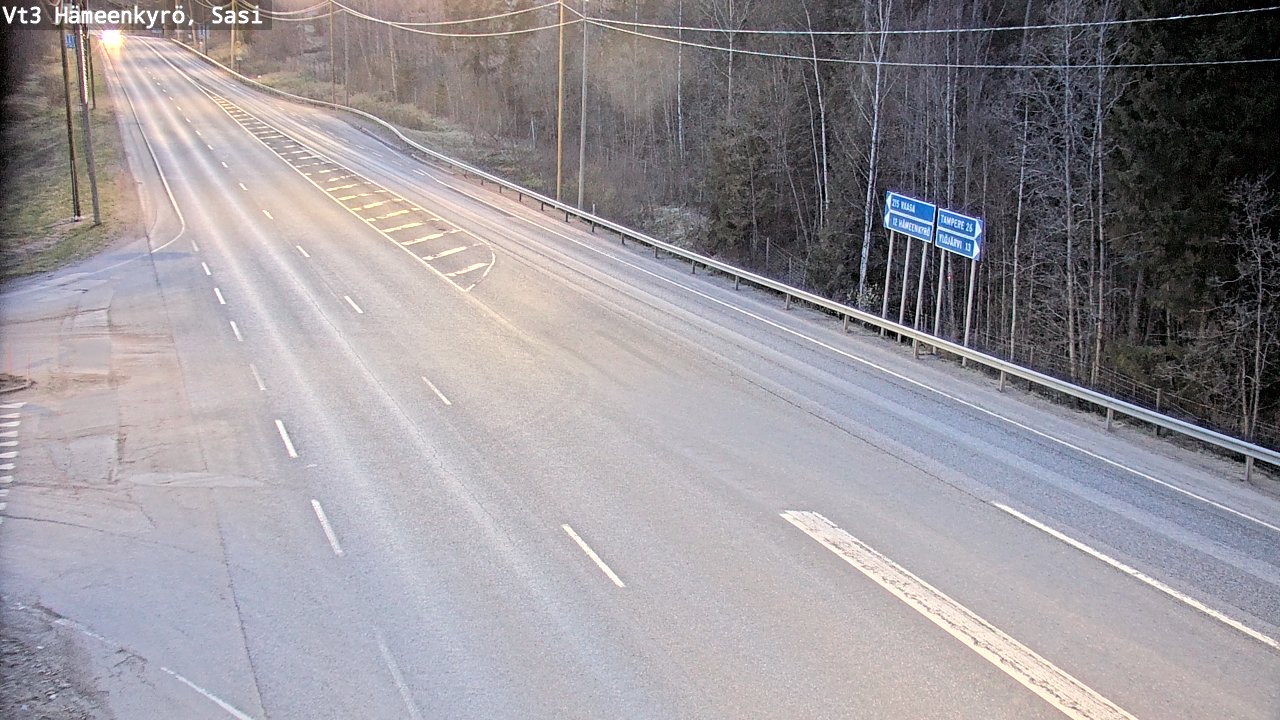 Weather Camera Image Road 3 Hämeenkyrö, Sasi, Hämeenkyrö, Pirkanmaa