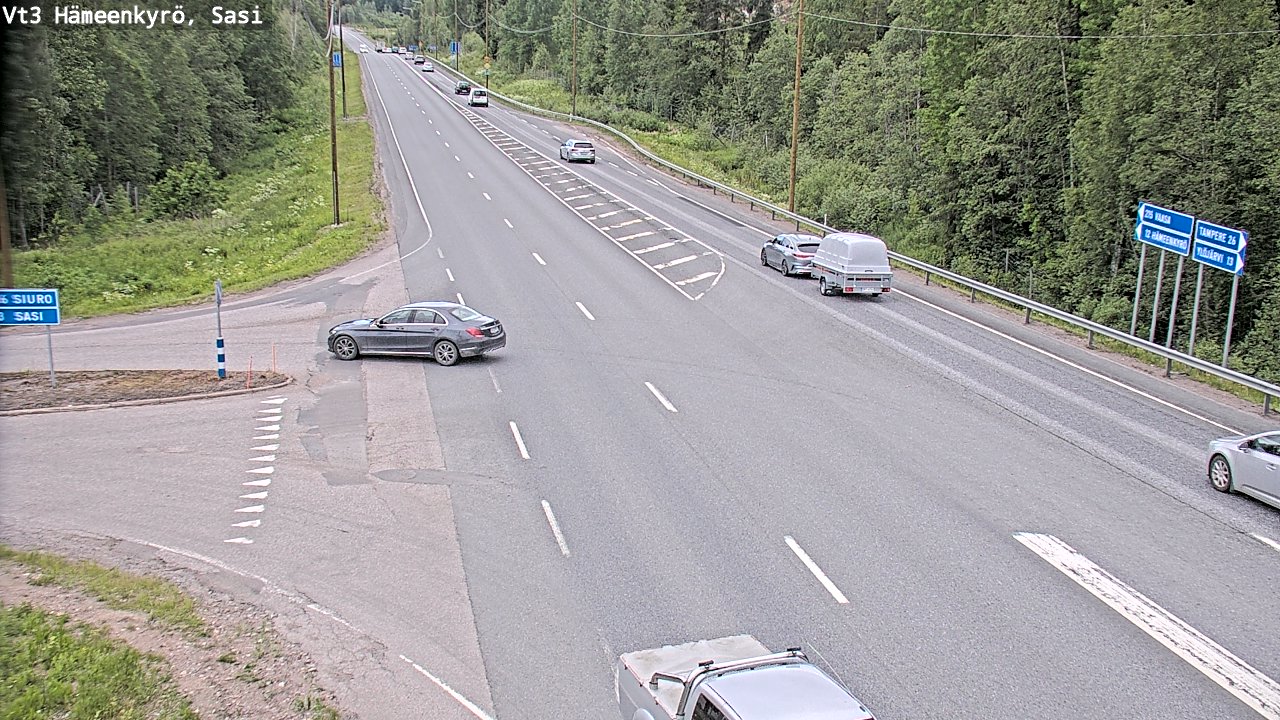 Weather Camera Image Road 3 Hämeenkyrö, Sasi, Hämeenkyrö, Pirkanmaa