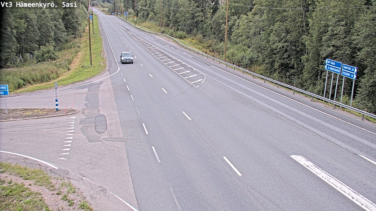Weather Camera Image Road 3 Hämeenkyrö, Sasi, Hämeenkyrö, Pirkanmaa