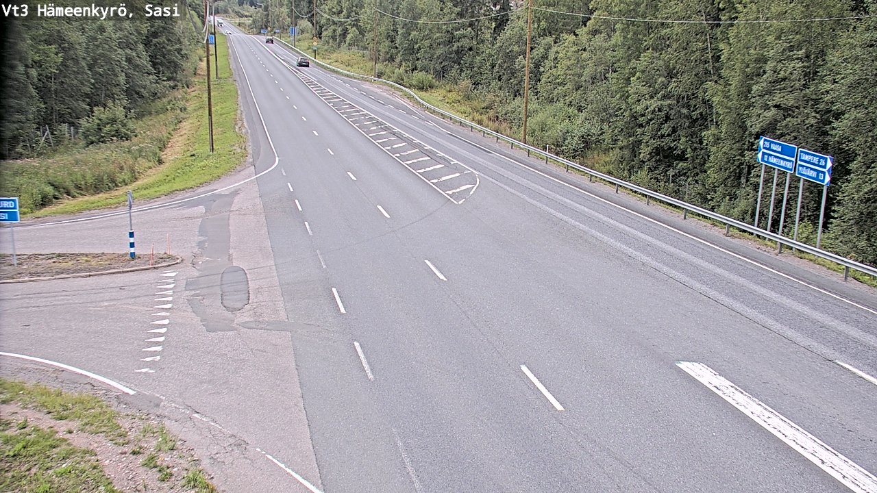 Weather Camera Image Road 3 Hämeenkyrö, Sasi, Hämeenkyrö, Pirkanmaa