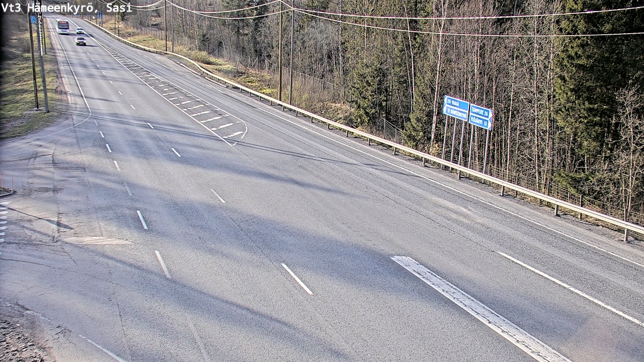 Weather Camera Image Road 3 Hämeenkyrö, Sasi, Hämeenkyrö, Pirkanmaa