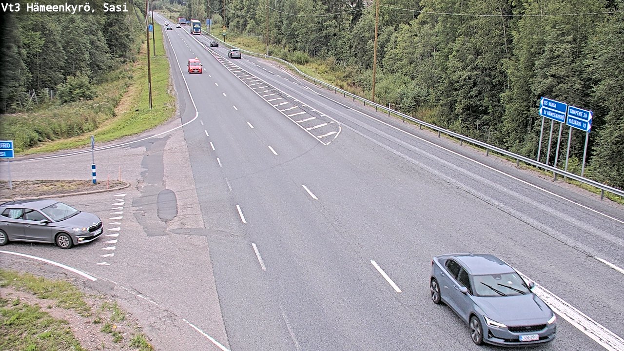Weather Camera Image Väg 3 Hämeenkyrö, Sasi, Hämeenkyrö, Pirkanmaa