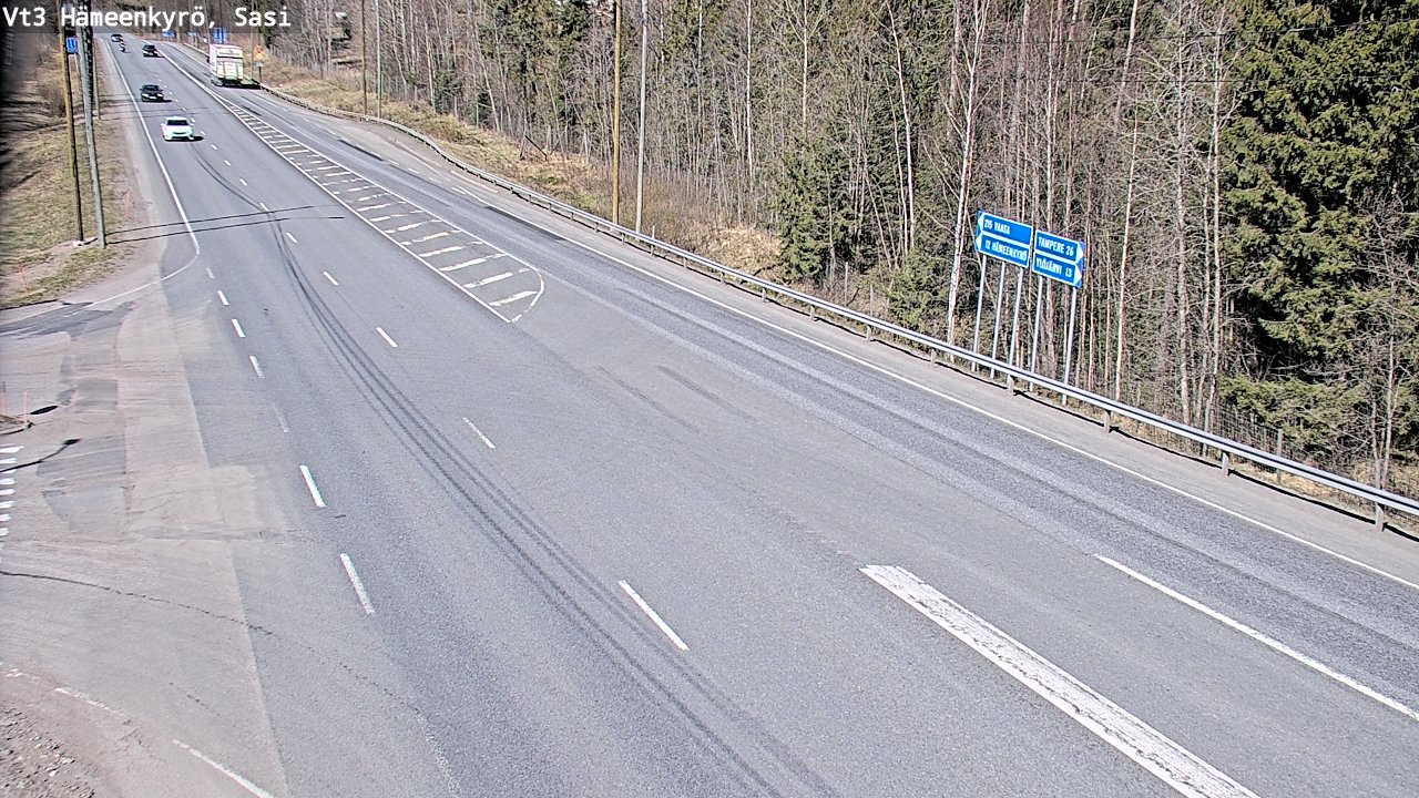 Weather Camera Image Road 3 Hämeenkyrö, Sasi, Hämeenkyrö, Pirkanmaa