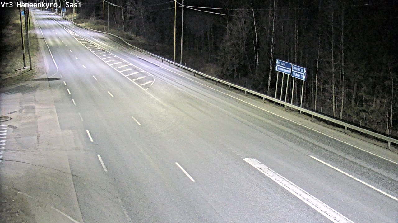 Weather Camera Image Road 3 Hämeenkyrö, Sasi, Hämeenkyrö, Pirkanmaa
