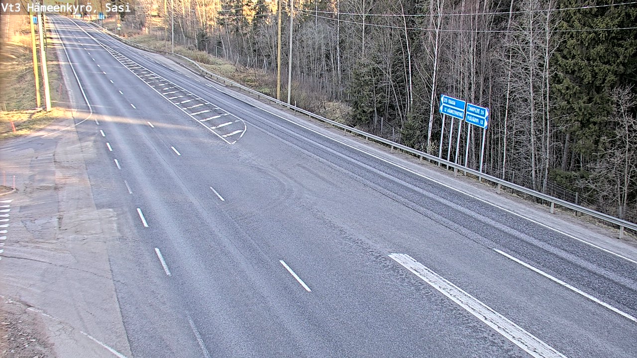 Weather Camera Image Road 3 Hämeenkyrö, Sasi, Hämeenkyrö, Pirkanmaa