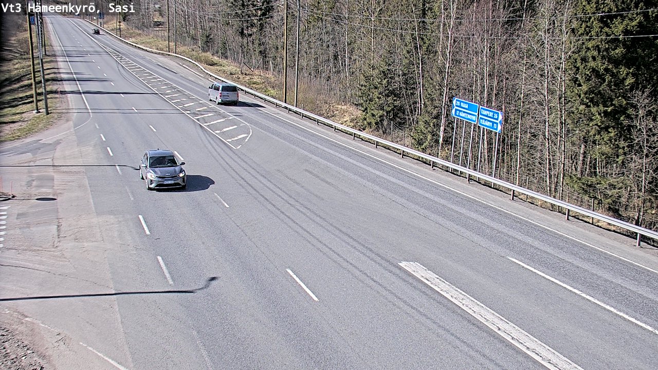 Weather Camera Image Road 3 Hämeenkyrö, Sasi, Hämeenkyrö, Pirkanmaa