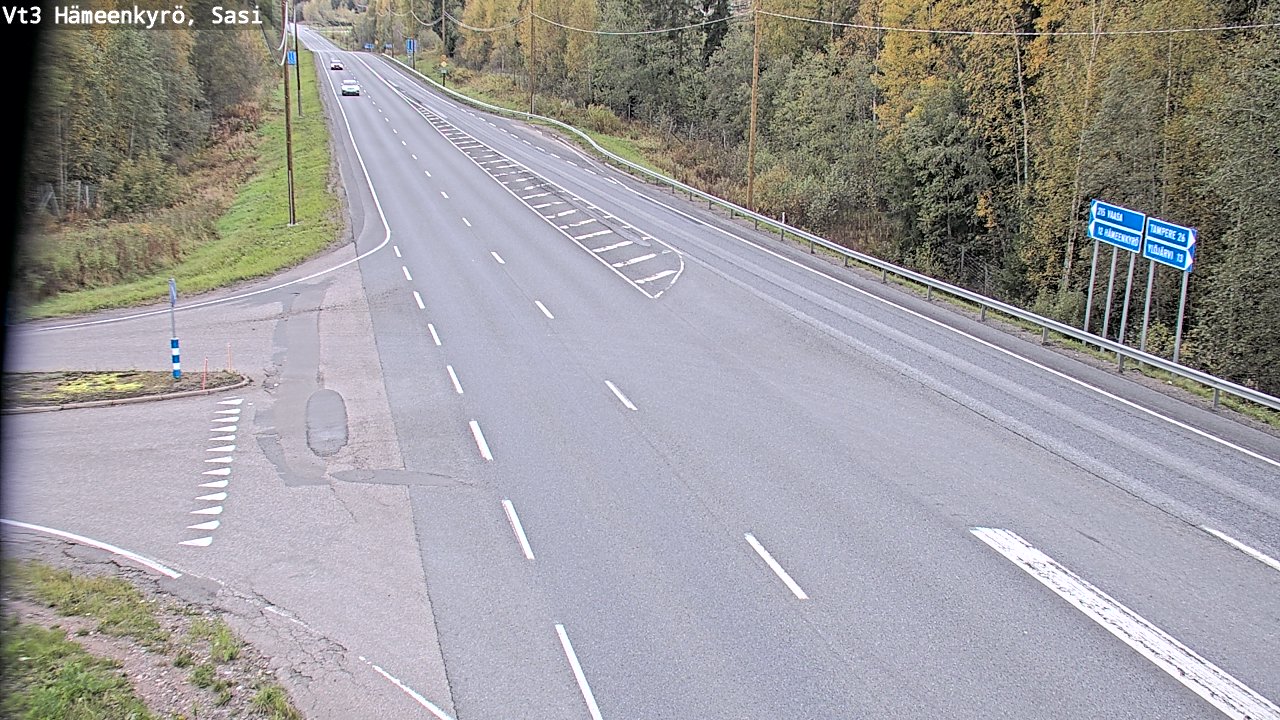 Weather Camera Image Road 3 Hämeenkyrö, Sasi, Hämeenkyrö, Pirkanmaa