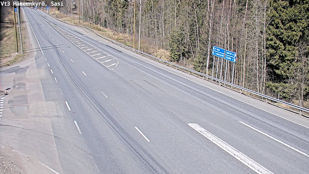 Weather Camera Image Road 3 Hämeenkyrö, Sasi, Hämeenkyrö, Pirkanmaa